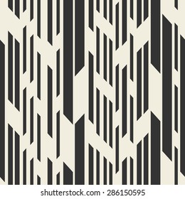 Vector seamless pattern. Modern stylih texture. Repeating stripes