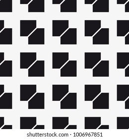 Vector seamless pattern. Modern stylish texture. Repeating geometric tiles with a grid of squares.