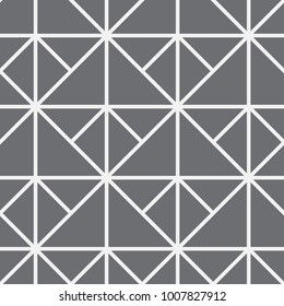 Vector seamless pattern. Modern stylish texture. Repeating geometric tiles with triangles.