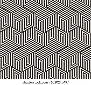 Vector Seamless Pattern Modern Monochrome Texture Stock Vector (Royalty ...