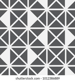 Vector seamless pattern. Modern stylish texture. Repeating geometric tiles with triangles.