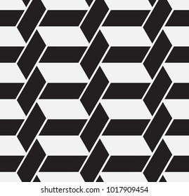 Vector seamless pattern. Modern stylish texture. Repetition of geometric tiles.