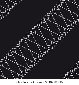 Vector seamless pattern. Modern stylish texture. Repetition of geometric tiles.