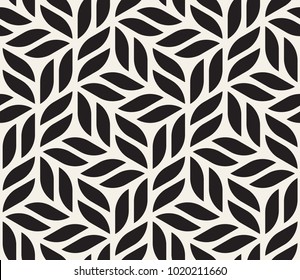 Vector seamless pattern. Modern stylish abstract texture. Repeating geometric tiles from striped elements - Shutterstock ID 1020211660
