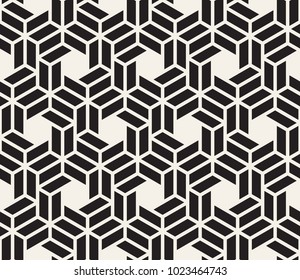 Vector seamless pattern. Modern stylish abstract texture. Repeating geometric tiles from striped elements
