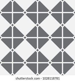 Vector seamless pattern. Modern stylish texture. Repeating geometric tiles with a grid of squares.