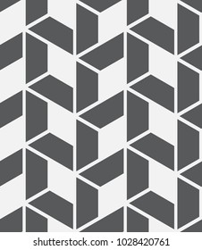 Vector seamless pattern. Modern stylish texture. Repeating geometric tiles with a grid of rhombuses.