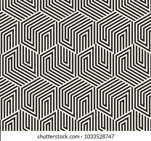 Vector Seamless Pattern Modern Monochrome Texture Stock Vector (Royalty ...