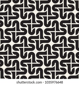 Vector seamless pattern. Modern stylish abstract texture. Repeating geometric