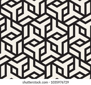 Vector seamless pattern. Modern stylish abstract texture. Repeating geometric tiles
