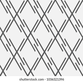  Vector seamless pattern. Modern stylish texture. Repetition of the geometric tiles with crosses.