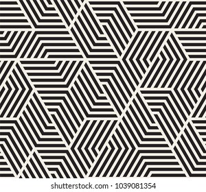 Vector seamless pattern. Modern stylish abstract texture. Repeating geometric tiles