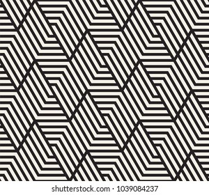 Vector seamless pattern. Modern stylish abstract texture. Repeating geometric tiles