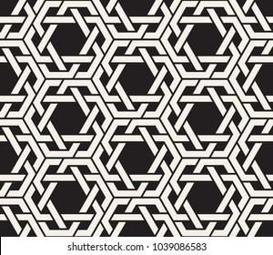 Vector seamless pattern. Modern stylish abstract texture. Repeating geometric tiles