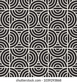 Vector seamless pattern. Modern stylish abstract texture. Repeating geometric tiles