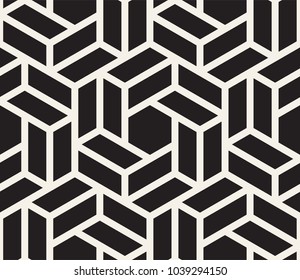 Vector seamless pattern. Modern stylish abstract texture. Repeating geometric tiles from striped elements i