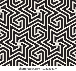 Vector seamless pattern. Modern stylish abstract texture. Repeating geometric tiles