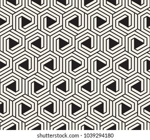 Vector seamless pattern. Modern stylish abstract texture. Repeating geometric tiles
