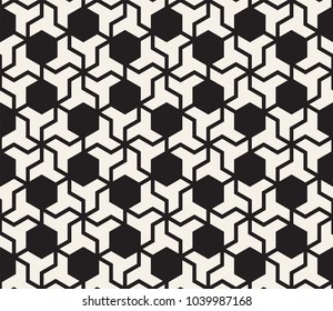 Vector seamless pattern. Modern stylish abstract texture. Repeating geometric tiles from striped elements i