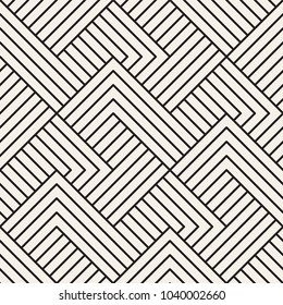 Vector seamless pattern. Modern stylish abstract texture. Repeating geometric