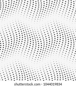   Vector seamless pattern. Modern stylish texture with wavy stripes. Geometric abstract background.