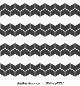  Vector seamless pattern. Modern stylish texture. Repeating geometric tiles with a grid of the corners.