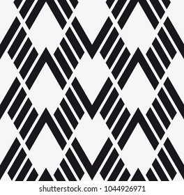  Vector seamless pattern. Modern stylish texture. Repetition of geometric tiles with a grid of quadrangles of various shapes.