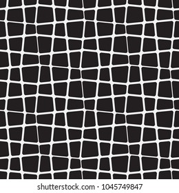   Vector seamless pattern. Modern stylish texture with wavy stripes. Geometric abstract background.