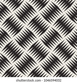 Vector seamless pattern. Modern stylish abstract texture. Repeating geometric tiles from striped elements