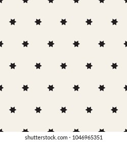 Vector seamless pattern. Modern stylish texture. Repeating geometric tiles with hexagonal stars.