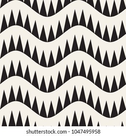 Vector seamless pattern. Modern stylish abstract texture. Repeating geometric tiles from striped elements