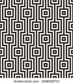 Vector seamless pattern. Modern stylish texture. Repeating geometric tiles with bold squares.