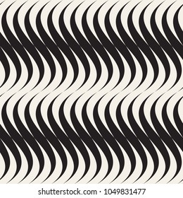 Vector seamless pattern. Modern stylish abstract texture. Repeating geometric tiles from striped elements