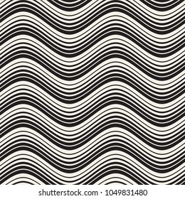 Vector seamless pattern. Modern stylish abstract texture. Repeating geometric tiles from striped elements