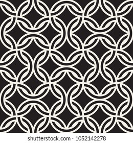 Vector seamless pattern. Modern stylish abstract texture. Repeating geometric tiles from striped elements