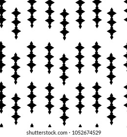 Vector seamless pattern. Modern stylish texture. Repetition of geometric tiles with a grid of quadrangles of various shapes.