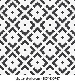  Vector seamless pattern. Modern stylish texture. Repeating geometric tiles with a grid of squares.