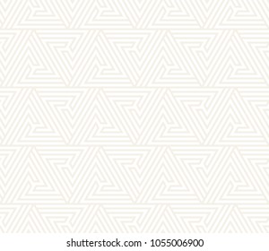 Vector seamless pattern. Modern stylish texture. Repeating geometric tiles from striped triangle elements