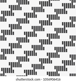  Vector seamless pattern. Modern stylish texture. Repetition of geometric tiles with a grid of rectangles of different shapes.