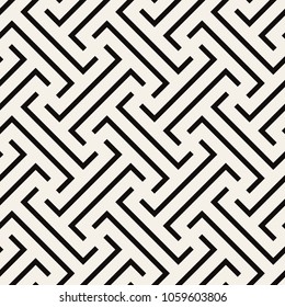 Vector seamless pattern. Modern stylish texture. Repeating geometric tiles with bold elements.