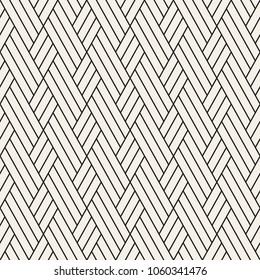 Vector seamless pattern. Modern stylish abstract texture. Repeating geometric tiles from striped elements
