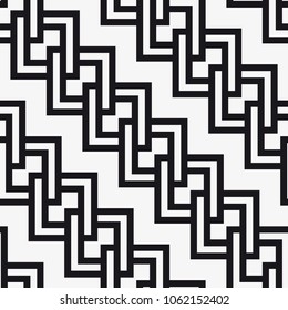  Vector seamless pattern. Modern stylish texture. Repeating geometric tiles with a grid of squares.