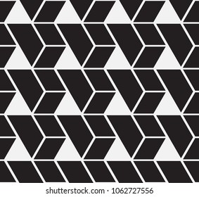 Vector seamless pattern. Modern stylish texture. Repeating geometric tiles with a grid of rhombuses.