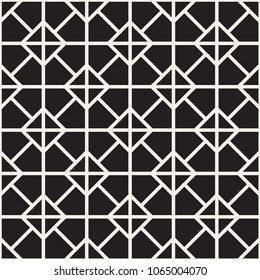 Vector seamless pattern. Modern stylish abstract texture. Repeating geometric tiles from striped elements