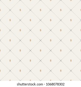 Vector seamless pattern. Modern stylish texture. Repeating geometric tiles of rhombuses