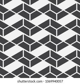 Vector seamless pattern. Modern stylish texture. Repetition of geometric tiles.