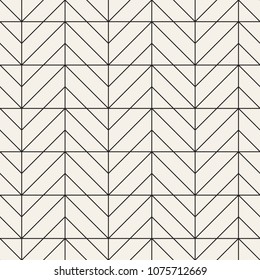 Vector seamless pattern. Modern stylish abstract texture. Repeating geometric tiles from striped elements