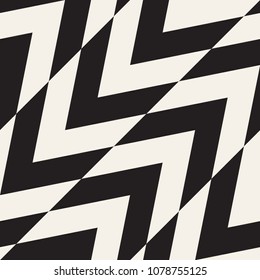 Vector seamless pattern. Modern stylish abstract texture. Repeating geometric tiles from striped elements