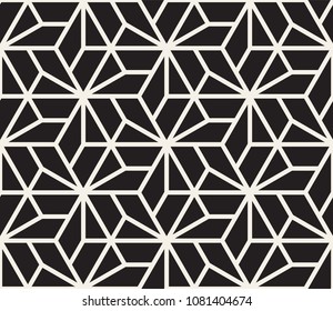 Vector seamless pattern. Modern stylish abstract texture. Repeating geometric tiles from striped elements