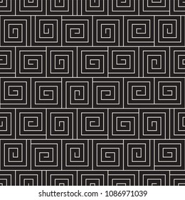 Vector seamless pattern. Modern stylish abstract texture. Repeating geometric tiles from striped elements